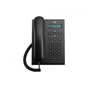 Cisco โทรศัพท์สำนักงาน Collaboration Cisco Unified SIP Phone 3905, Charcoal, Standa